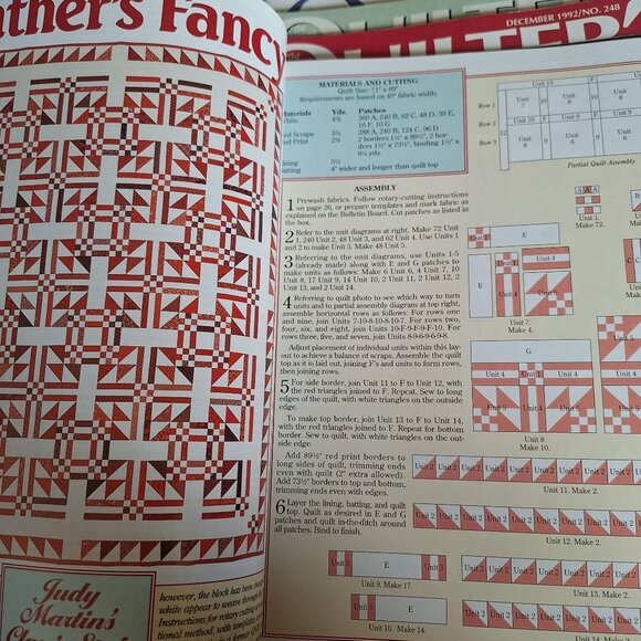 10 Quilters Newsletter Magazines 1987-2005 Assorted Vintage Issues Mostly 90s - Picture 8 of 9